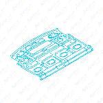 原厂  后围护板 