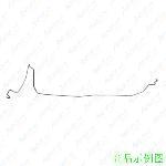原厂  后刹车管路左 