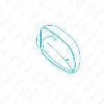 原厂  倒车镜固定座 