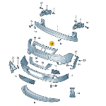 原厂  前保险杠 