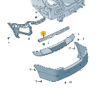 原厂  后保险杠支架 