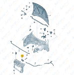 原厂  前机盖锁总成 