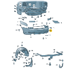 原厂  后保险杠 