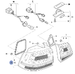 上汽大众  外尾灯右 