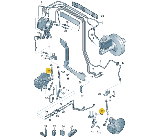 原厂  前轮边制动软管 