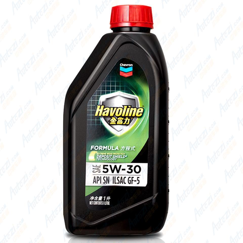 雪佛龙 汽机油(金富力) sn gf-5 5w30 1l 方程式 500247njk